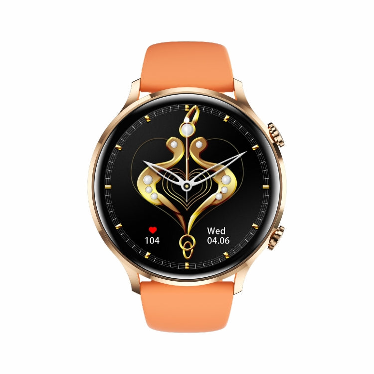 QS40 1.39 inch BT5.2 Smart Sport Watch, Support Bluetooth Call / Sleep / Blood Oxygen / Temperature / Heart Rate / Blood Pressure Health Monitor(Orange) - Smart Watches by PMC TechLife | Online Shopping South Africa | PMC TechLife