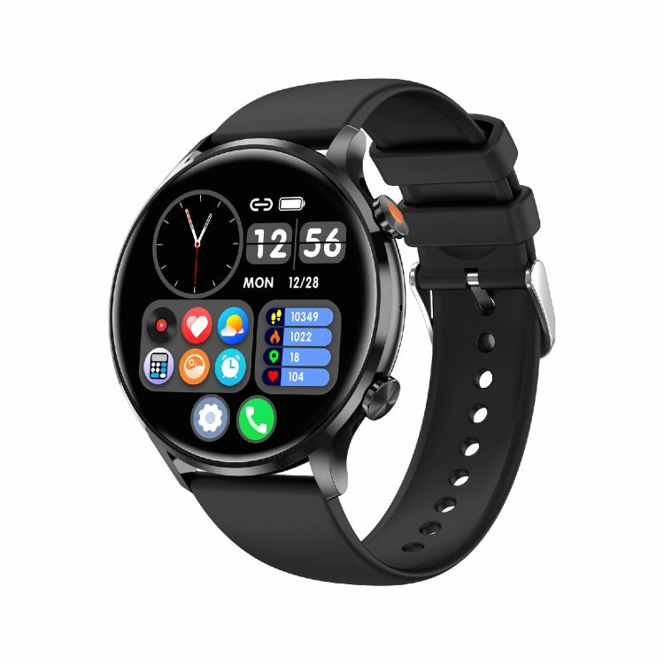QS40 1.39 inch BT5.2 Smart Sport Watch, Support Bluetooth Call / Sleep / Blood Oxygen / Temperature / Heart Rate / Blood Pressure Health Monitor(Black) - Smart Watches by PMC TechLife | Online Shopping South Africa | PMC TechLife | Buy Now Pay Later Mobicred