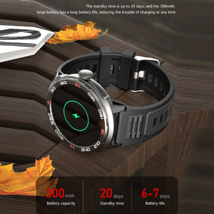 QS90 1.39 inch BT5.0 Smart Sport Watch, Support Bluetooth Call / Sleep / Blood Oxygen / Temperature / Heart Rate / Blood Pressure Health Monitor / Water Reminder(Black) - Smart Watches by PMC TechLife | Online Shopping South Africa | PMC TechLife