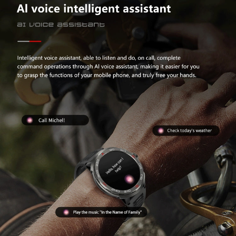 QS90 1.39 inch BT5.0 Smart Sport Watch, Support Bluetooth Call / Sleep / Blood Oxygen / Temperature / Heart Rate / Blood Pressure Health Monitor / Water Reminder(Black) - Smart Watches by PMC TechLife | Online Shopping South Africa | PMC TechLife