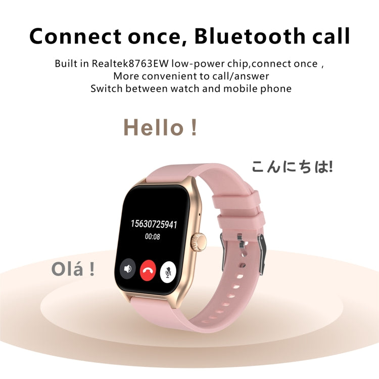 Qx5 1.96 inch BT5.2 Smart Sport Watch, Support Bluetooth Call / Sleep / Blood Oxygen / Temperature / Heart Rate / Blood Pressure Health Monitor(Beige) - free shipping - PMC TechLife - Order now!