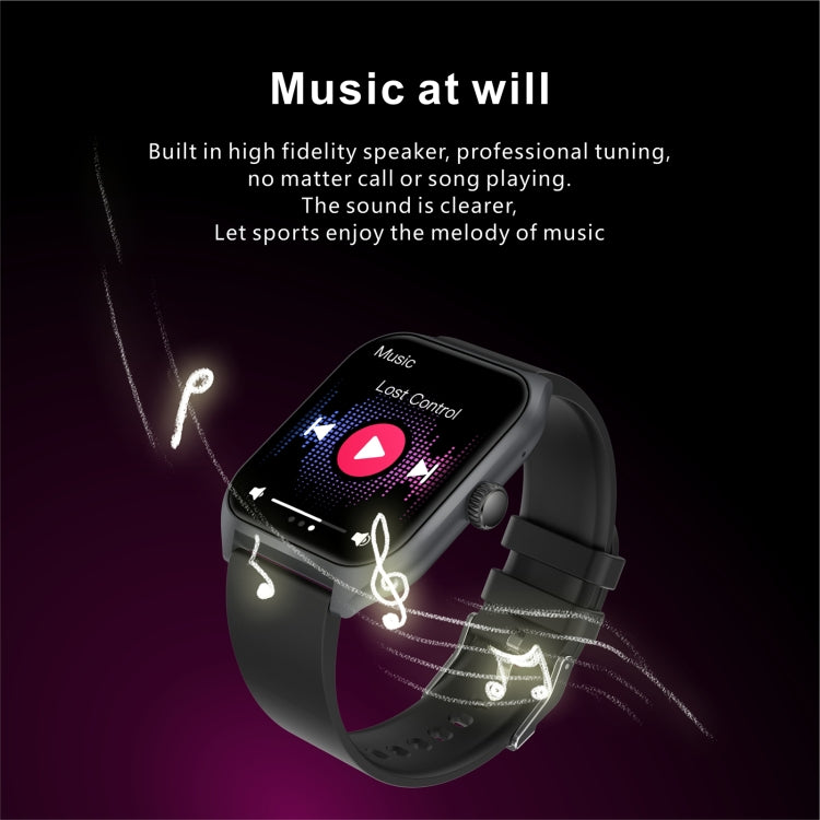 Qx5 1.96 inch BT5.2 Smart Sport Watch, Support Bluetooth Call / Sleep / Blood Oxygen / Temperature / Heart Rate / Blood Pressure Health Monitor(Pink) - Smart Watches by PMC TechLife | Online Shopping South Africa | PMC TechLife | Buy Now Pay Later Mobicred