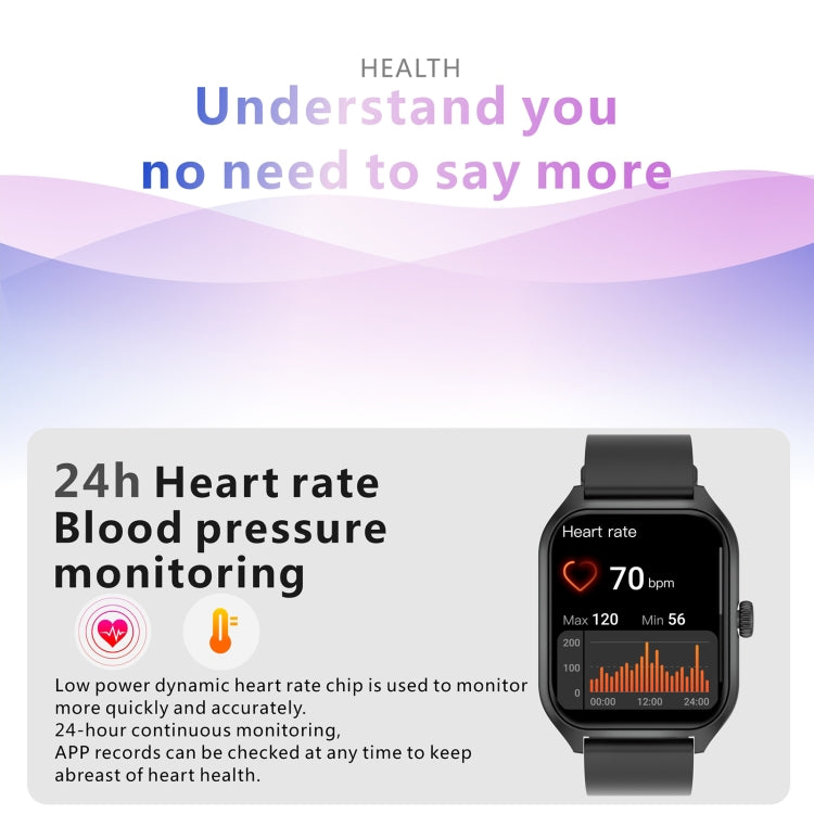Qx5 1.96 inch BT5.2 Smart Sport Watch, Support Bluetooth Call / Sleep / Blood Oxygen / Temperature / Heart Rate / Blood Pressure Health Monitor(Pink) - Smart Watches by PMC TechLife | Online Shopping South Africa | PMC TechLife | Buy Now Pay Later Mobicred