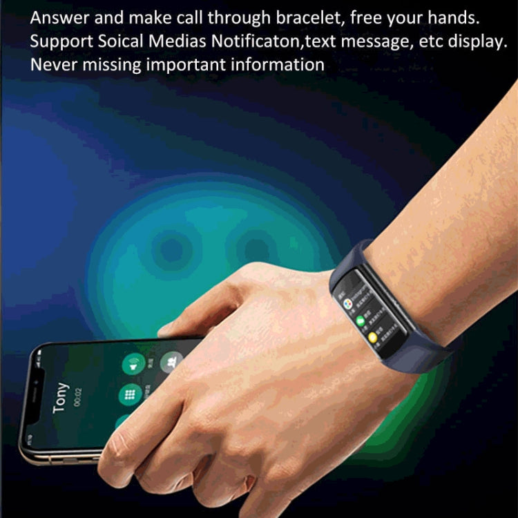 SPOVAN H8 1.47 inch TFT HD Screen Smart Bracelet Supports Bluetooth Calling/Blood Oxygen Monitoring(Black) - free shipping - PMC TechLife - Order now!