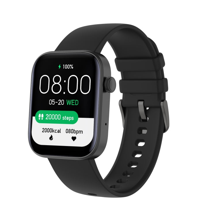 P43 1.8 inch TFT Screen Bluetooth Smart Watch, Support Heart Rate Monitoring & 100+ Sports Modes(Black) - Smart Watches by PMC TechLife | Online Shopping South Africa | PMC TechLife