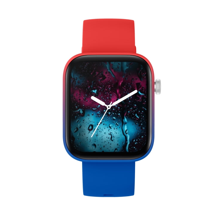 P43 1.8 inch TFT Screen Bluetooth Smart Watch, Support Heart Rate Monitoring & 100+ Sports Modes(Red Blue) - Smart Watches by PMC TechLife | Online Shopping South Africa | PMC TechLife