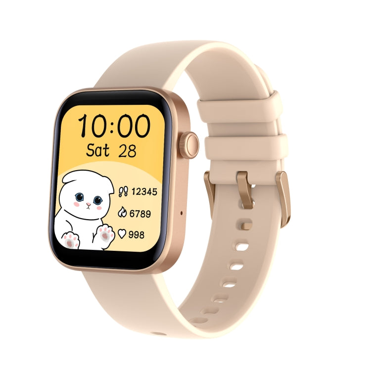 P43 1.8 inch TFT Screen Bluetooth Smart Watch, Support Heart Rate Monitoring & 100+ Sports Modes(Gold) - Smart Watches by PMC TechLife | Online Shopping South Africa | PMC TechLife