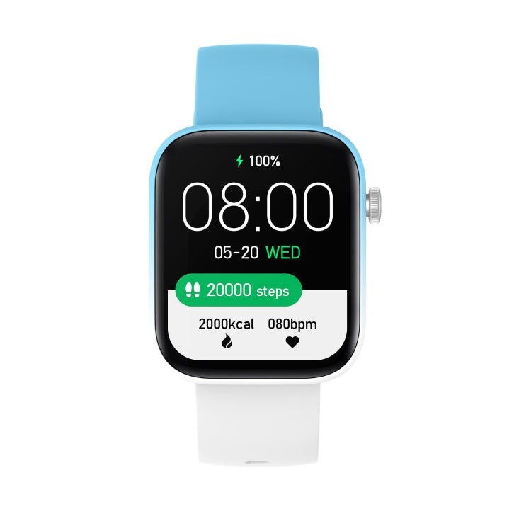 P43 1.8 inch TFT Screen Bluetooth Smart Watch, Support Heart Rate Monitoring & 100+ Sports Modes(Blue) - Smart Watches by PMC TechLife | Online Shopping South Africa | PMC TechLife