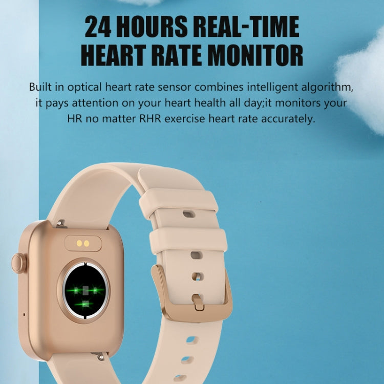 P43 1.8 inch TFT Screen Bluetooth Smart Watch, Support Heart Rate Monitoring & 100+ Sports Modes(Blue) - Smart Watches by PMC TechLife | Online Shopping South Africa | PMC TechLife