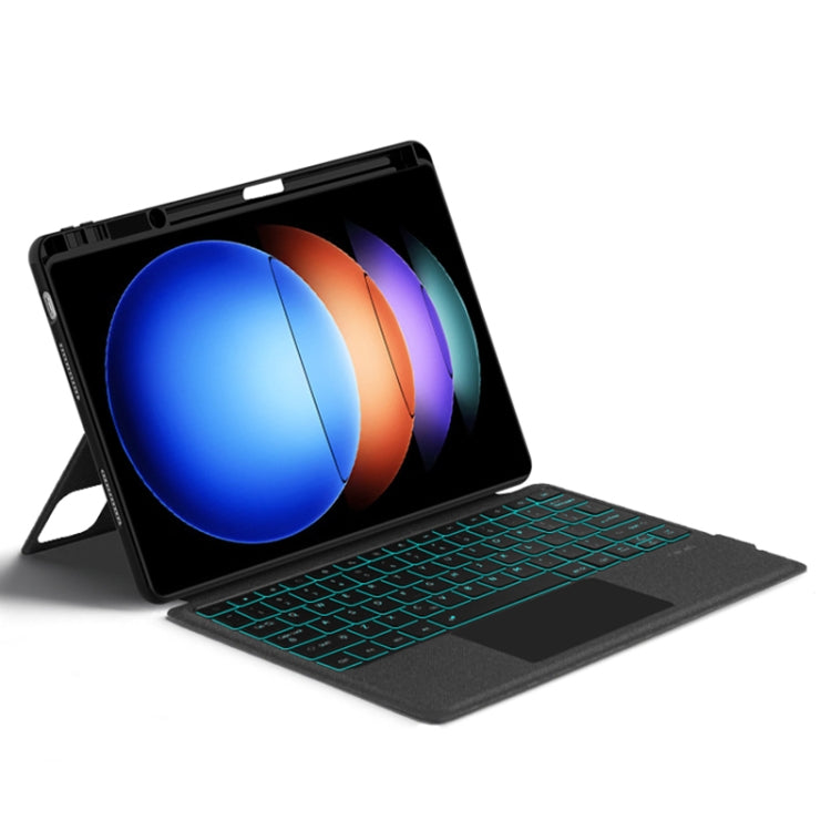 For Xiaomi Pad 6S Pro 12.4 inch Split Bluetooth Keyboard Leather Tablet Case(Black) - Others Keyboard by PMC TechLife | Online Shopping South Africa | PMC TechLife