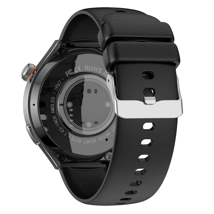 MT26 Smart Watch 1.43 inch AMOLED Bracelet, Support Bluetooth Call / Blood Pressure / Blood Oxygen / Heart Rate(Black) - Smart Watches by PMC TechLife | Online Shopping South Africa | PMC TechLife