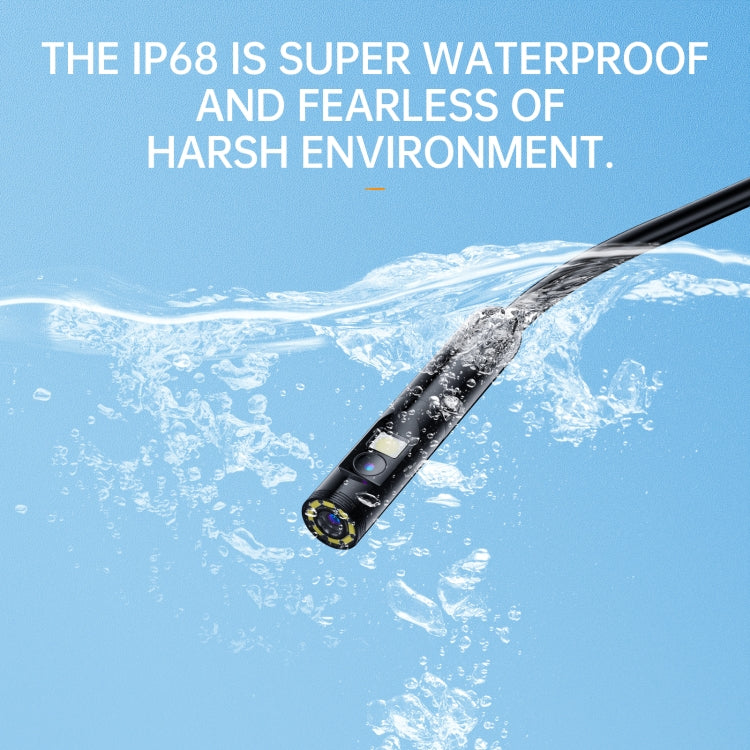 AN112 8mm Double Lenses HD Industry Endoscope Type-C + Micro USB + 8 Pin Connection, Length:3.5m Soft Tube -  by PMC TechLife | Online Shopping South Africa | PMC TechLife | Buy Now Pay Later Mobicred