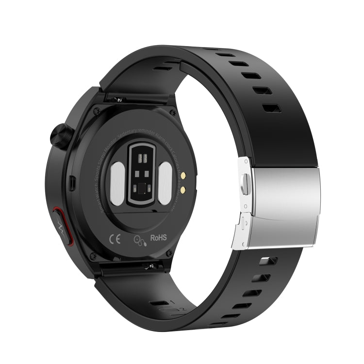 S22 Air Pump Blood Pressure Testing ECG Health Smart Watch, 1.39 inch Round Screen(Black) - Smart Watches by PMC TechLife | Online Shopping South Africa | PMC TechLife