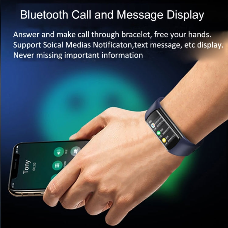 H8 1.47 inch Color Screen Smart Bracelet, Supports Bluetooth Call / Blood Oxygen Monitoring(Orange) - Smart Wristbands by PMC TechLife | Online Shopping South Africa | PMC TechLife