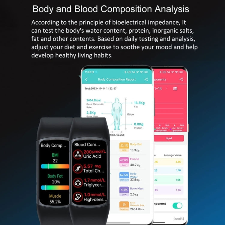 H8 1.47 inch Color Screen Smart Bracelet, Supports Bluetooth Call / Blood Oxygen Monitoring(Black) - Smart Wristbands by PMC TechLife | Online Shopping South Africa | PMC TechLife