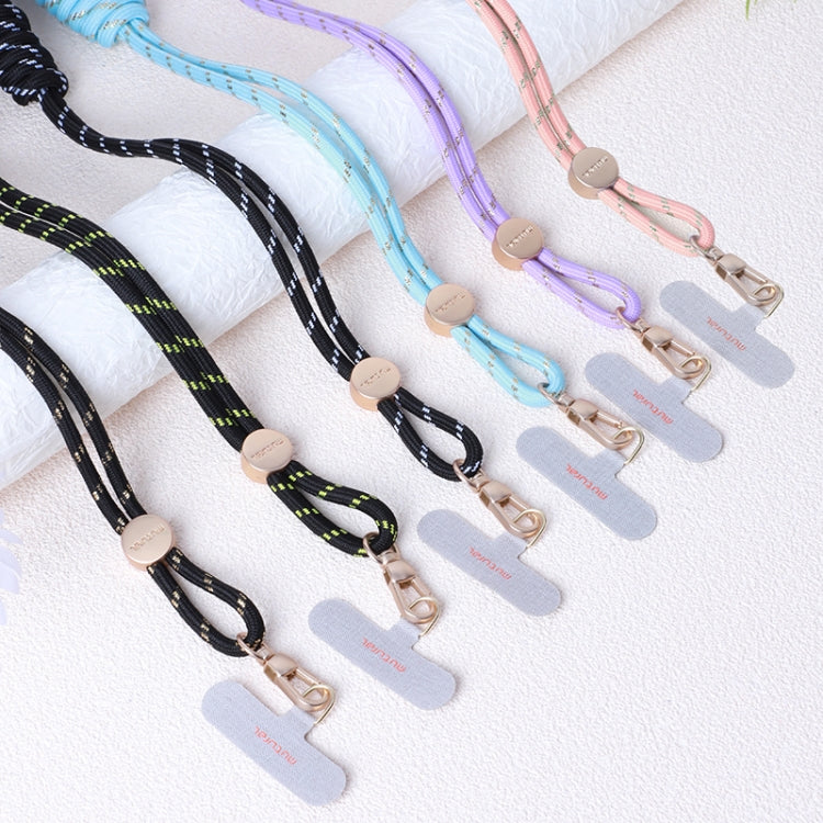 mutural Universal Mobile Phone Lanyard(Purple Gold) - Lanyards & Wrist Straps by Mutural | Online Shopping South Africa | PMc TechLife | Buy Now Pay Later Mobicred