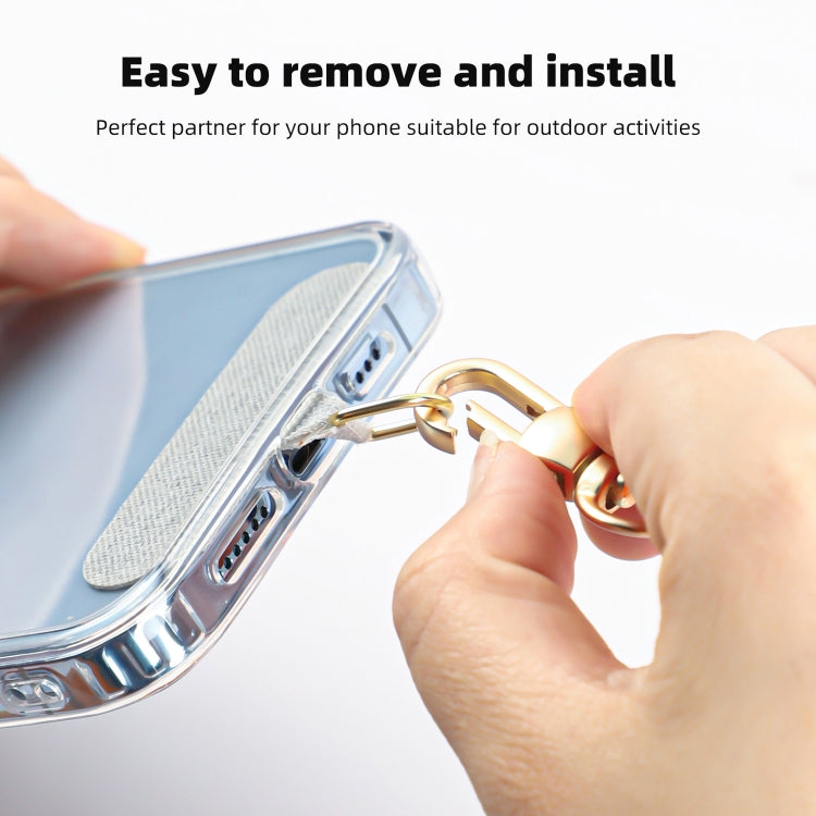 mutural Universal Mobile Phone Lanyard(Purple Gold) - Lanyards & Wrist Straps by Mutural | Online Shopping South Africa | PMc TechLife | Buy Now Pay Later Mobicred