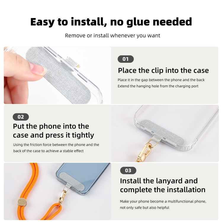 mutural Universal Mobile Phone Lanyard(Pink Gold) - free shipping - PMc TechLife - Order now!