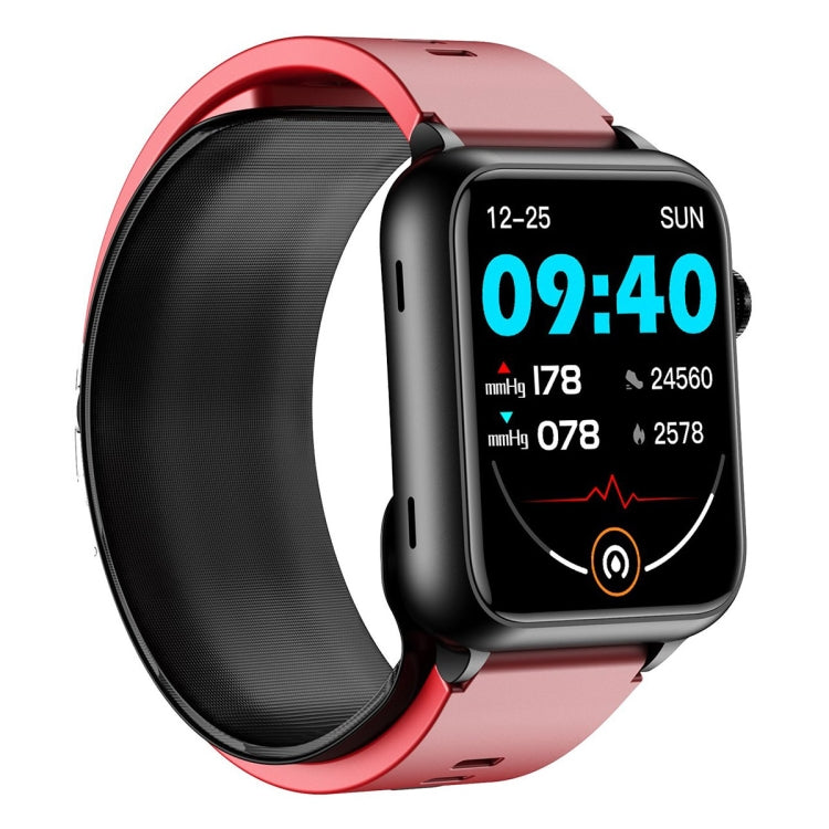 TK63 1.91 Inch Color Screen Air Pump Smart Watch, Supports Blood Pressure Monitoring / ECG(Red) - Smart Watches by PMC TechLife | Online Shopping South Africa | PMC TechLife