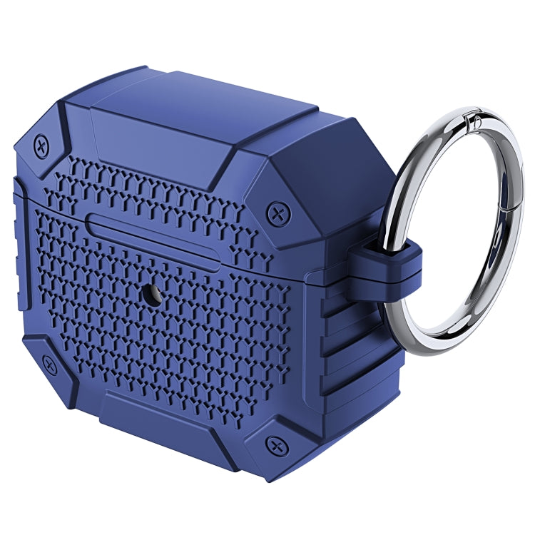 For AirPods 3 Wireless Earphones Shockproof Armor Protective Case(Blue) - For AirPods 3 by PMC Jewellery | Online Shopping South Africa | PMC Jewellery | Buy Now Pay Later Mobicred