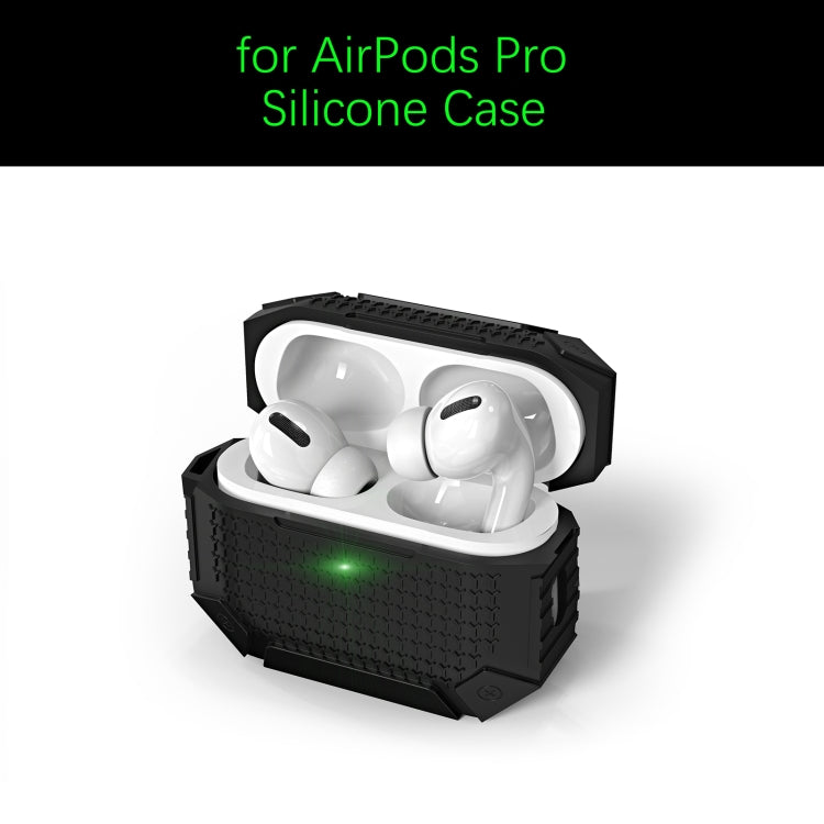 For AirPods 3 Wireless Earphones Shockproof Armor Protective Case(Grey) - For AirPods 3 by PMC Jewellery | Online Shopping South Africa | PMC Jewellery | Buy Now Pay Later Mobicred