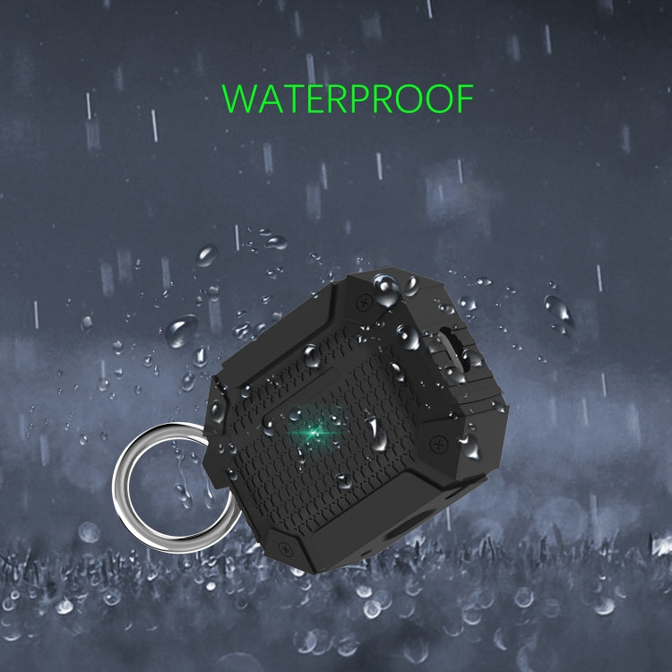 For AirPods 3 Wireless Earphones Shockproof Armor Protective Case(Dark Green) - For AirPods 3 by PMC Jewellery | Online Shopping South Africa | PMC Jewellery | Buy Now Pay Later Mobicred