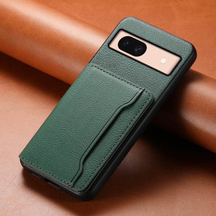 For Google Pixel 8a Calf Texture Card Bag Design Full Coverage Phone Case(Green) - free shipping - PMC TechLife - Order now!