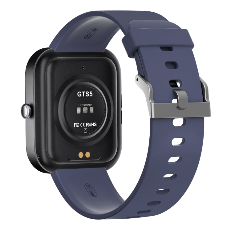 GTS5 2.0 inch Fitness Health Smart Watch, BT Call / Heart Rate / Blood Pressure / MET / Blood Glucose(Blue) - Smart Wristbands by PMC TechLife | Online Shopping South Africa | PMC TechLife
