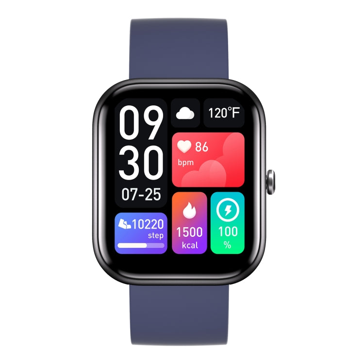 GTS5 2.0 inch Fitness Health Smart Watch, BT Call / Heart Rate / Blood Pressure / MET / Blood Glucose(Blue) - Smart Wristbands by PMC TechLife | Online Shopping South Africa | PMC TechLife