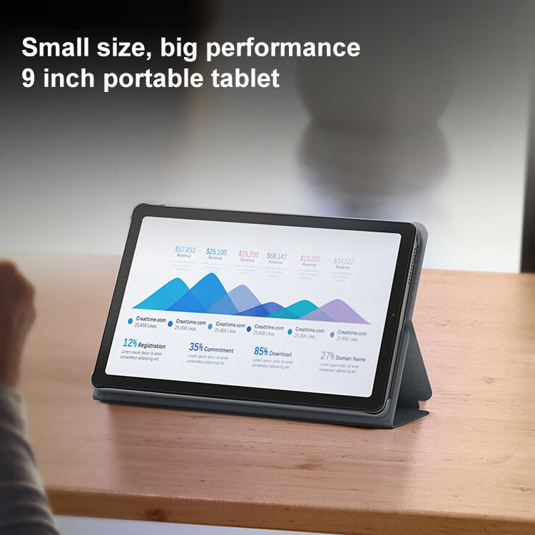 Lenovo K9 4G LTE Tablet, 4GB+64GB, 9 inch Android 12, MediaTek Helio G80 Octa Core, Support Face Identification(Grey) - free shipping - PMC TechLife - Order now!