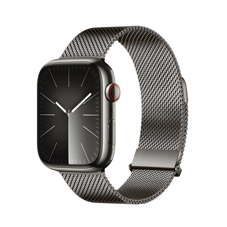 For Apple Watch Series 8 41mm DUX DUCIS Milanese Pro Series Stainless Steel Watch Band(Graphite) - free shipping - PMC TechLife - Order now!