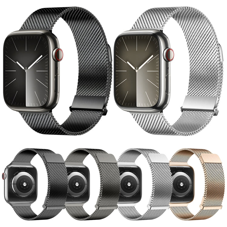 For Apple Watch Series 7 45mm DUX DUCIS Milanese Pro Series Stainless Steel Watch Band(Silver) - free shipping - PMC TechLife - Order now!