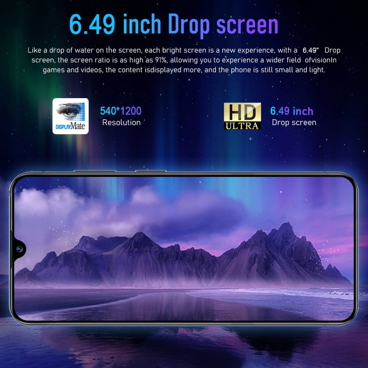 Note40 / X16, 2GB+16GB, 6.49 inch Face Identification Android 8.1 MTK6580A Quad Core, Network: 3G, Dual SIM(Blue) -  by PMC TechLife | Online Shopping South Africa | PMC TechLife