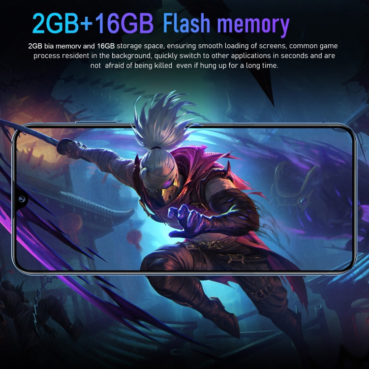 Note40 / X16, 2GB+16GB, 6.49 inch Face Identification Android 8.1 MTK6580A Quad Core, Network: 3G, Dual SIM(Purple) -  by PMC TechLife | Online Shopping South Africa | PMC TechLife