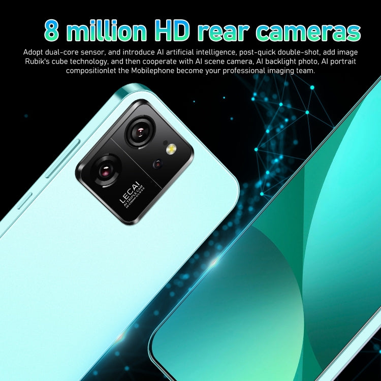 13T Pro / X18, 2GB+16GB, 6.49 inch Face Identification Android 8.1 MTK6580A Quad Core, Network: 3G, Dual SIM(Blue) -  by PMC TechLife | Online Shopping South Africa | PMC TechLife