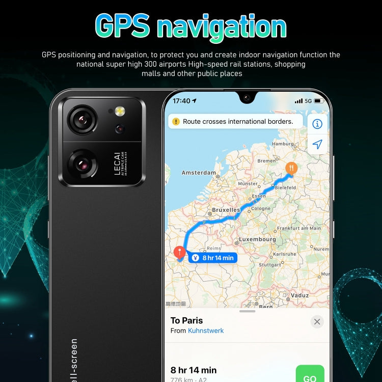 13T Pro / X18, 2GB+16GB, 6.49 inch Face Identification Android 8.1 MTK6580A Quad Core, Network: 3G, Dual SIM(Blue) -  by PMC TechLife | Online Shopping South Africa | PMC TechLife