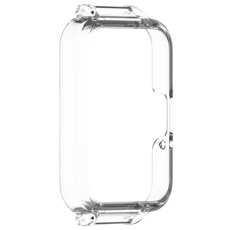 For Samsung Galaxy Fit 3 12mm Half Coverage Hollowed PC Watch Protective Case(Transparent White) - Watch Cases by PMC TechLife | Online Shopping South Africa | PMC TechLife
