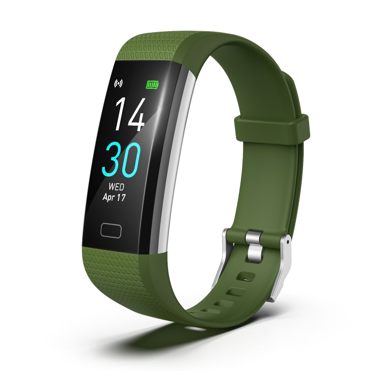 S5-4 Smart Bracelet IP68 Waterproof Heart Rate Sport Fitness Tracker Smart Watch(Army Green) - Smart Wristbands by PMC TechLife | Online Shopping South Africa | PMC TechLife