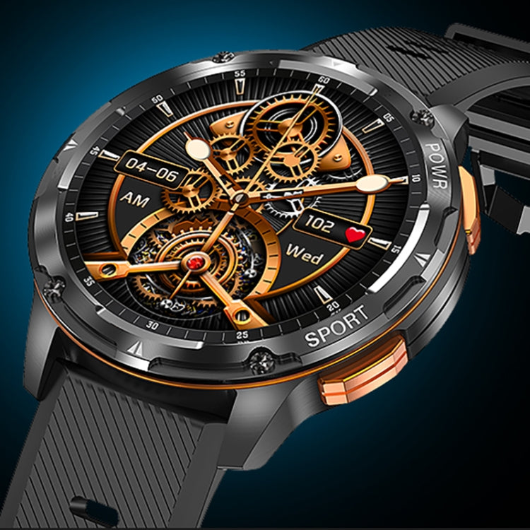 LEMFO AK59 1.43 inch AMLOED Round Screen Silicone Strap Smart Watch(Silver) - free shipping - PMC TechLife - Order now!