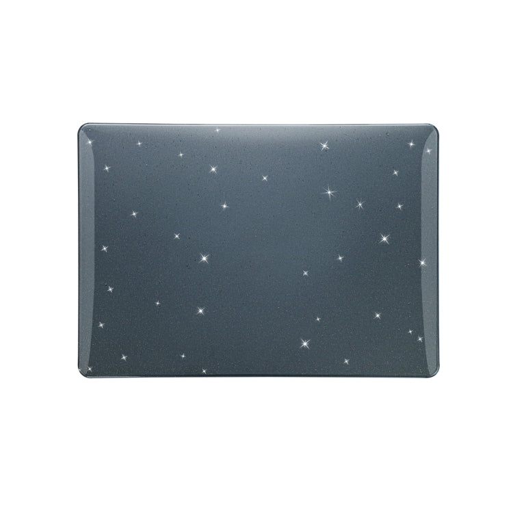 For MacBook Air 15.3 2024  A2941 (M2)/A3114 (M3) Gypsophila Laptop Protective Case(Black) - MacBook Air Cases by PMC TechLife | Online Shopping South Africa | PMC TechLife | Buy Now Pay Later Mobicred