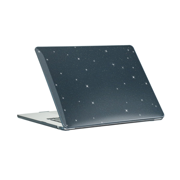 For MacBook Air 15.3 2024  A2941 (M2)/A3114 (M3) Gypsophila Laptop Protective Case(Black) - MacBook Air Cases by PMC TechLife | Online Shopping South Africa | PMC TechLife | Buy Now Pay Later Mobicred