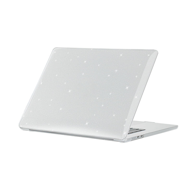 For MacBook Air 15.3 2024  A2941 (M2)/A3114 (M3) Gypsophila Laptop Protective Case(White) - MacBook Air Cases by PMC TechLife | Online Shopping South Africa | PMC TechLife | Buy Now Pay Later Mobicred