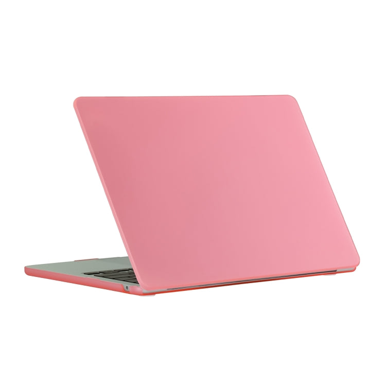 For MacBook Air 15.3 2025 / 2024 / 2023 Laptop Matte Style Protective Case(Pink) - MacBook Air Cases by PMC TechLife | Online Shopping South Africa | PMC TechLife | Buy Now Pay Later Mobicred