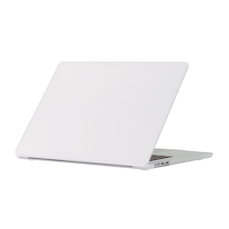 For MacBook Air 15.3 2024 A2941 (M2)/A3114 (M3) Laptop Matte Style Protective Case(White) - MacBook Air Cases by PMC TechLife | Online Shopping South Africa | PMC TechLife | Buy Now Pay Later Mobicred