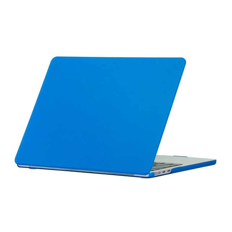 For MacBook Air 15.3 2024 A2941 (M2)/A3114 (M3) Laptop Matte Style Protective Case(Dark Blue) - MacBook Air Cases by PMC TechLife | Online Shopping South Africa | PMC TechLife | Buy Now Pay Later Mobicred