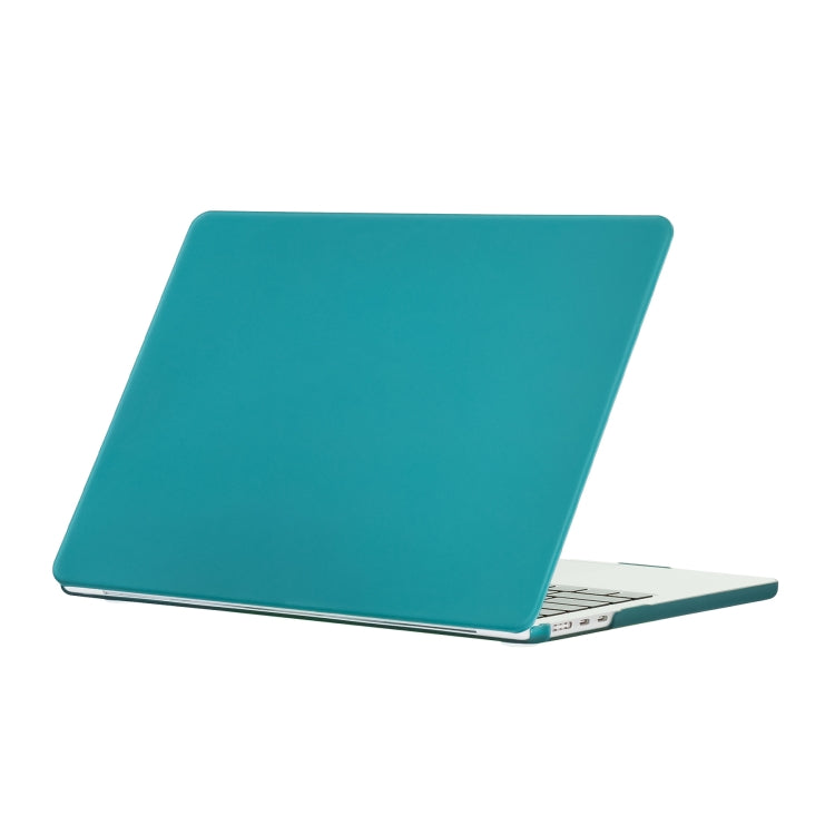 For MacBook Air 15.3 2024 A2941 (M2)/A3114 (M3) Laptop Matte Style Protective Case(Dark Cyan) - MacBook Air Cases by PMC TechLife | Online Shopping South Africa | PMC TechLife | Buy Now Pay Later Mobicred