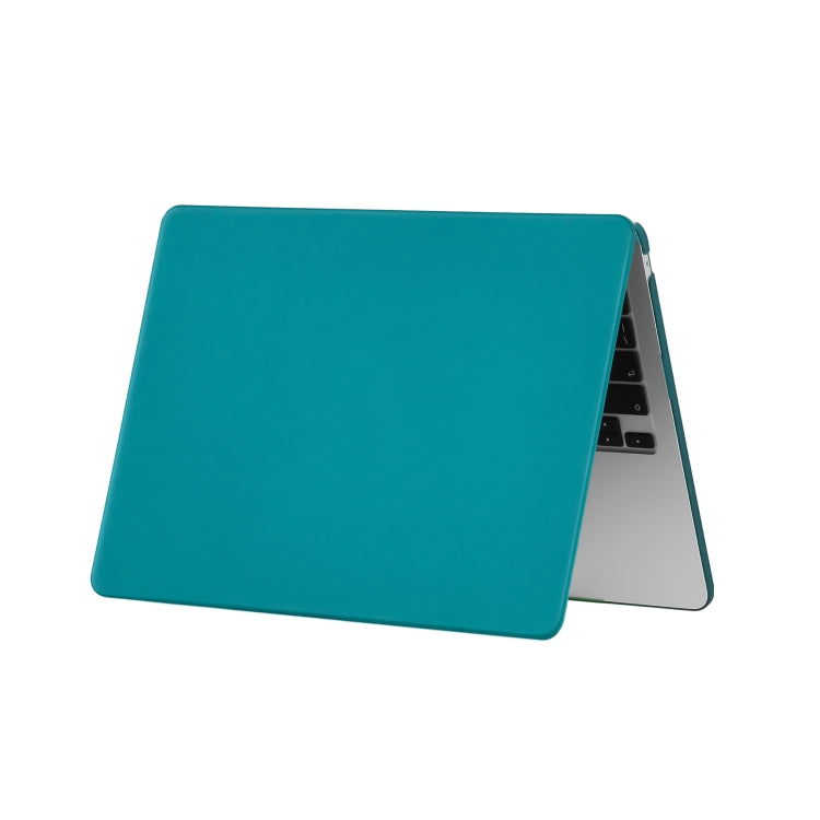 For MacBook Air 15.3 2024 A2941 (M2)/A3114 (M3) Laptop Matte Style Protective Case(Dark Cyan) - MacBook Air Cases by PMC TechLife | Online Shopping South Africa | PMC TechLife | Buy Now Pay Later Mobicred