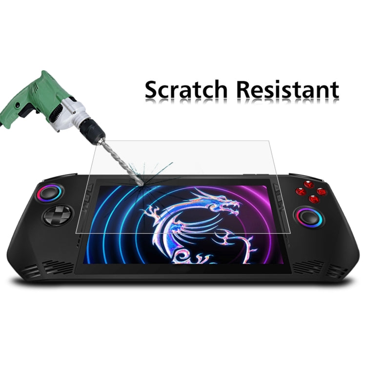 For MSI Claw 7 inch Game Console 25pcs 9H 0.3mm Explosion-proof Tempered Glass Film - Tempered Glass by PMC Jewellery | Online Shopping South Africa | PMC Jewellery | Buy Now Pay Later Mobicred