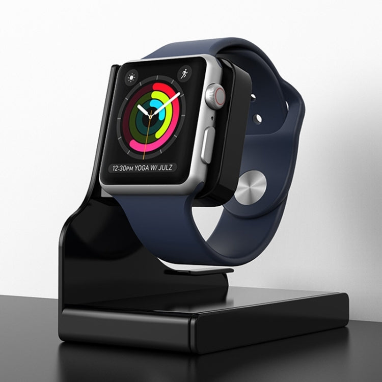 For Apple Watch Series Smart Watch Charging Stand PC Base(Red) - Charger / Holder by PMC TechLife | Online Shopping South Africa | PMC TechLife | Buy Now Pay Later Mobicred
