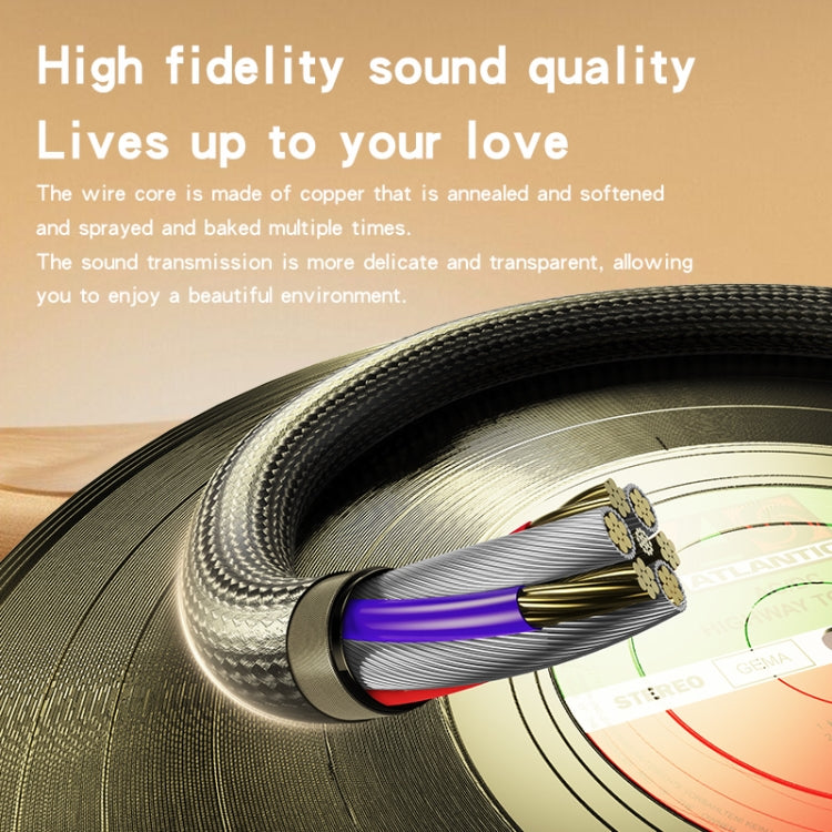 Yesido YAU43 3.5mm to 3.5mm AUX Audio Adapter Cable, Length: 1m(Black) - free shipping - PMC Jewellery - Order now!